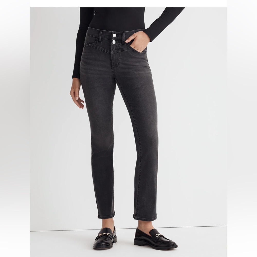 Madewell Kick Out Crop Jeans in Beckley Wash size 28 NWT